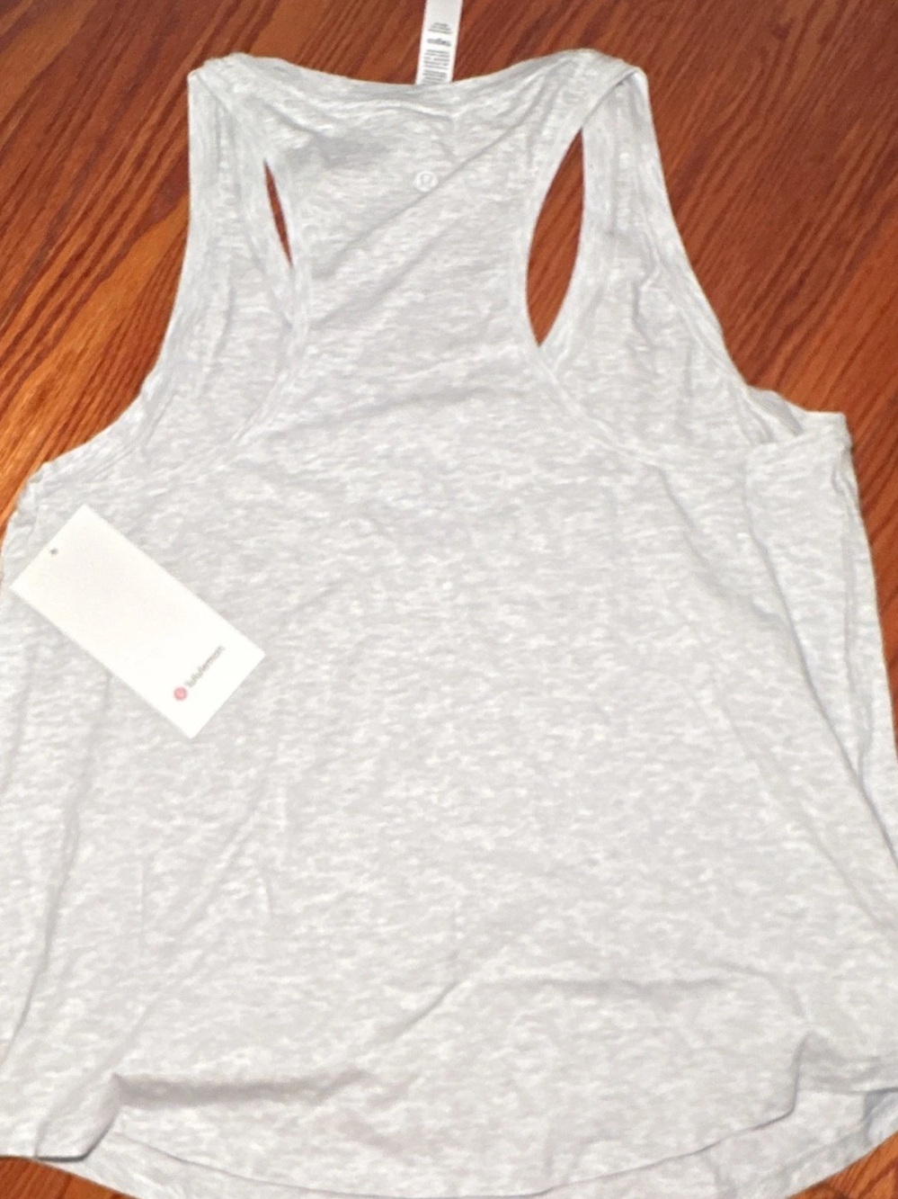 NWT lululemon athletica Light Gray Scoop-Neck Racerback Love Tank - Picture 9 of 9